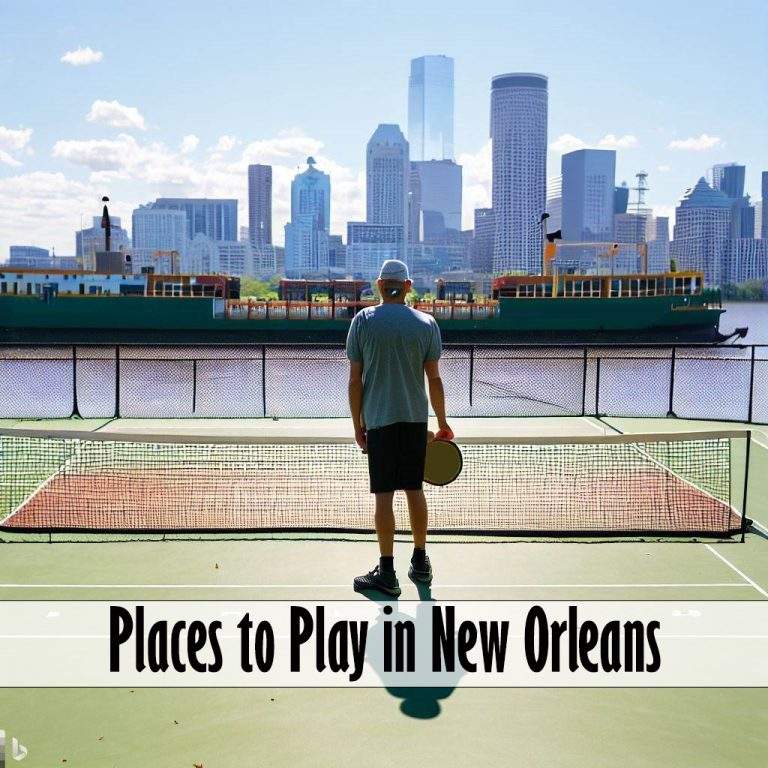 Discover Pickleball Courts in New Orleans and Nearby Areas