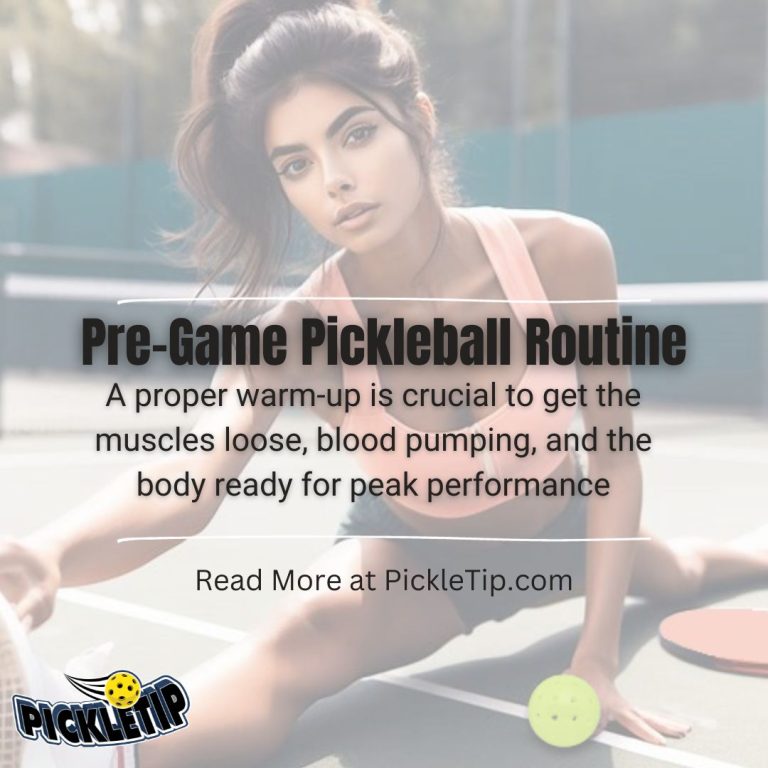 The Perfect Pre-Game Pickleball Routine for Peak Performance