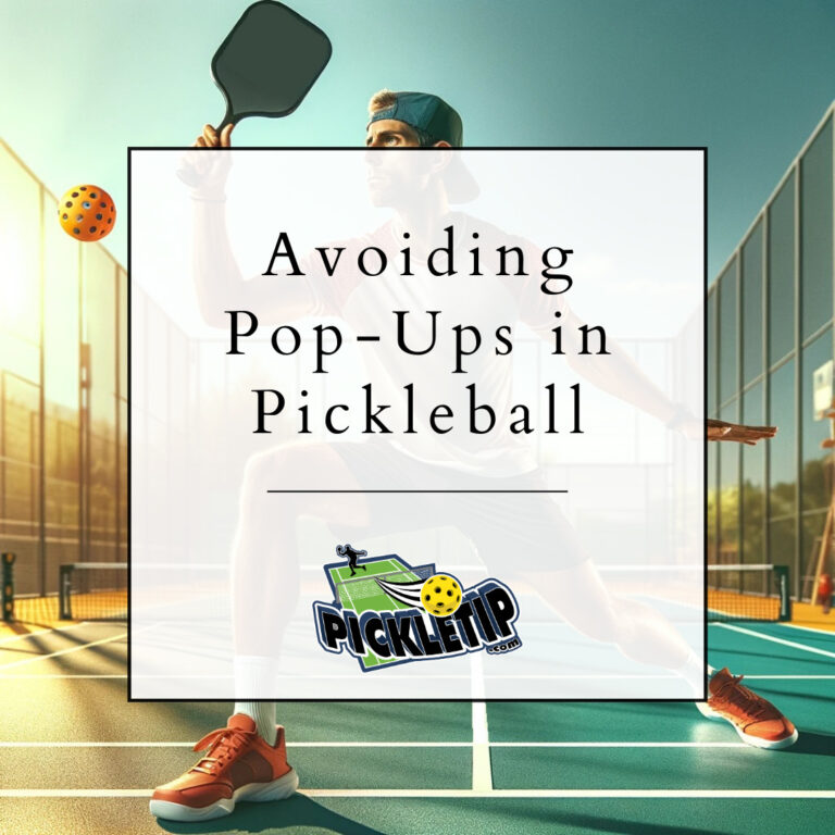 How to Avoid Pop-Ups in Pickleball