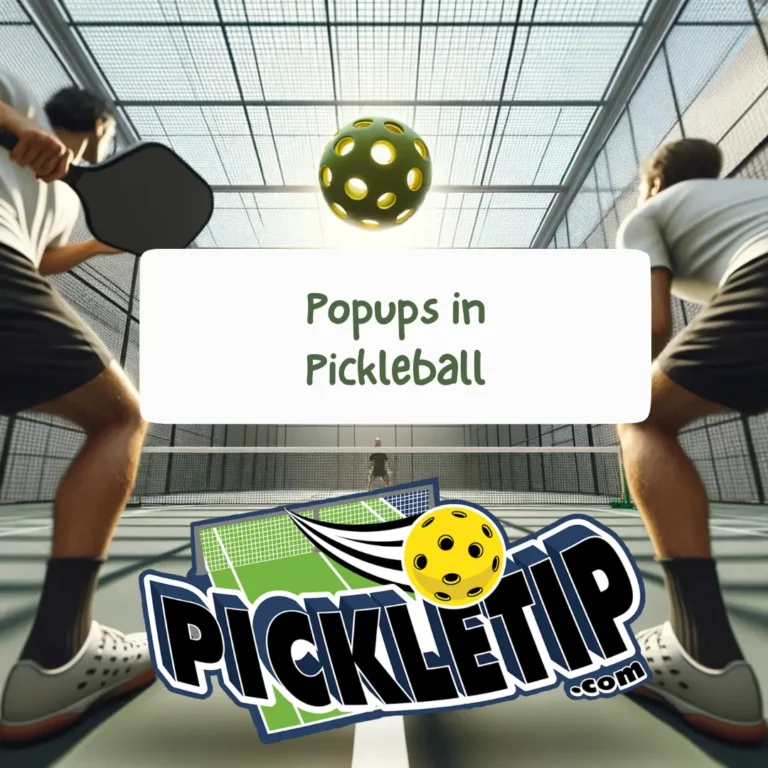 How to Avoid Hitting Popups in Pickleball