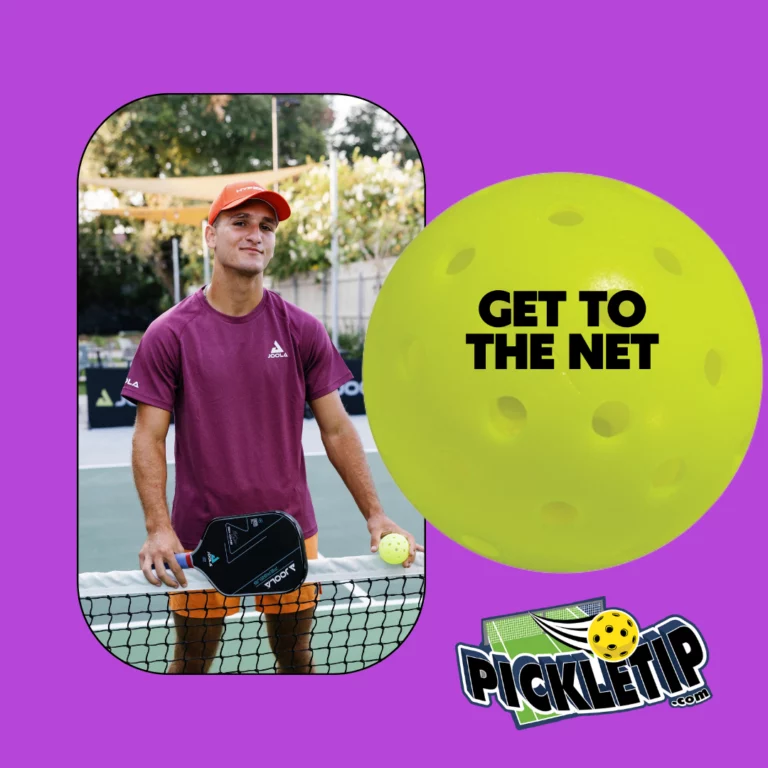 Master Pickleball: Get to the Net