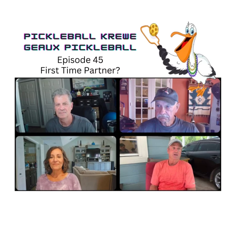 Pickleball Krewe – First Time Partner