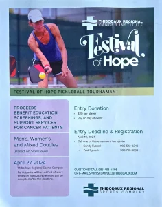 Festival of Hope Pickleball Tournament