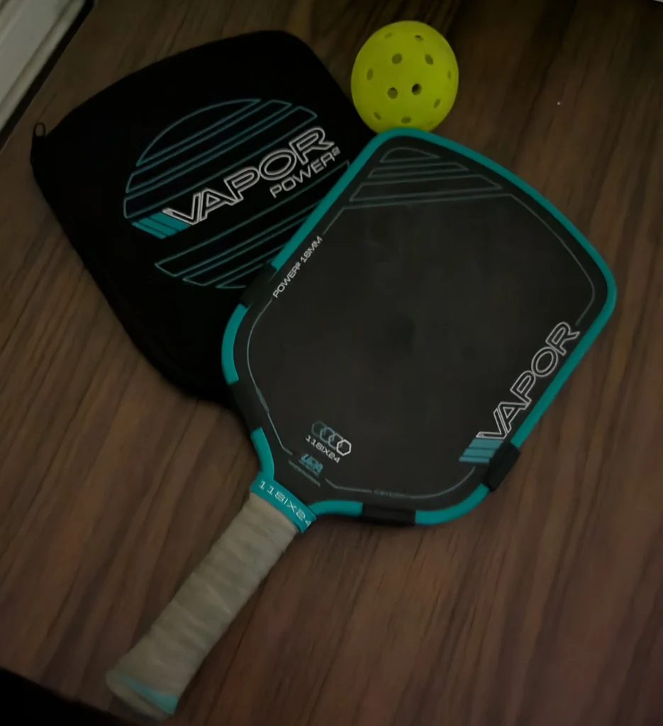Sid Parfait's 11six24 Vapor Power 2 paddle and cover on-court playtest at New Orleans Pickleball Club.