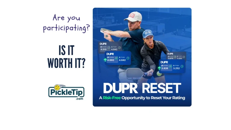 DUPR Reset Explained