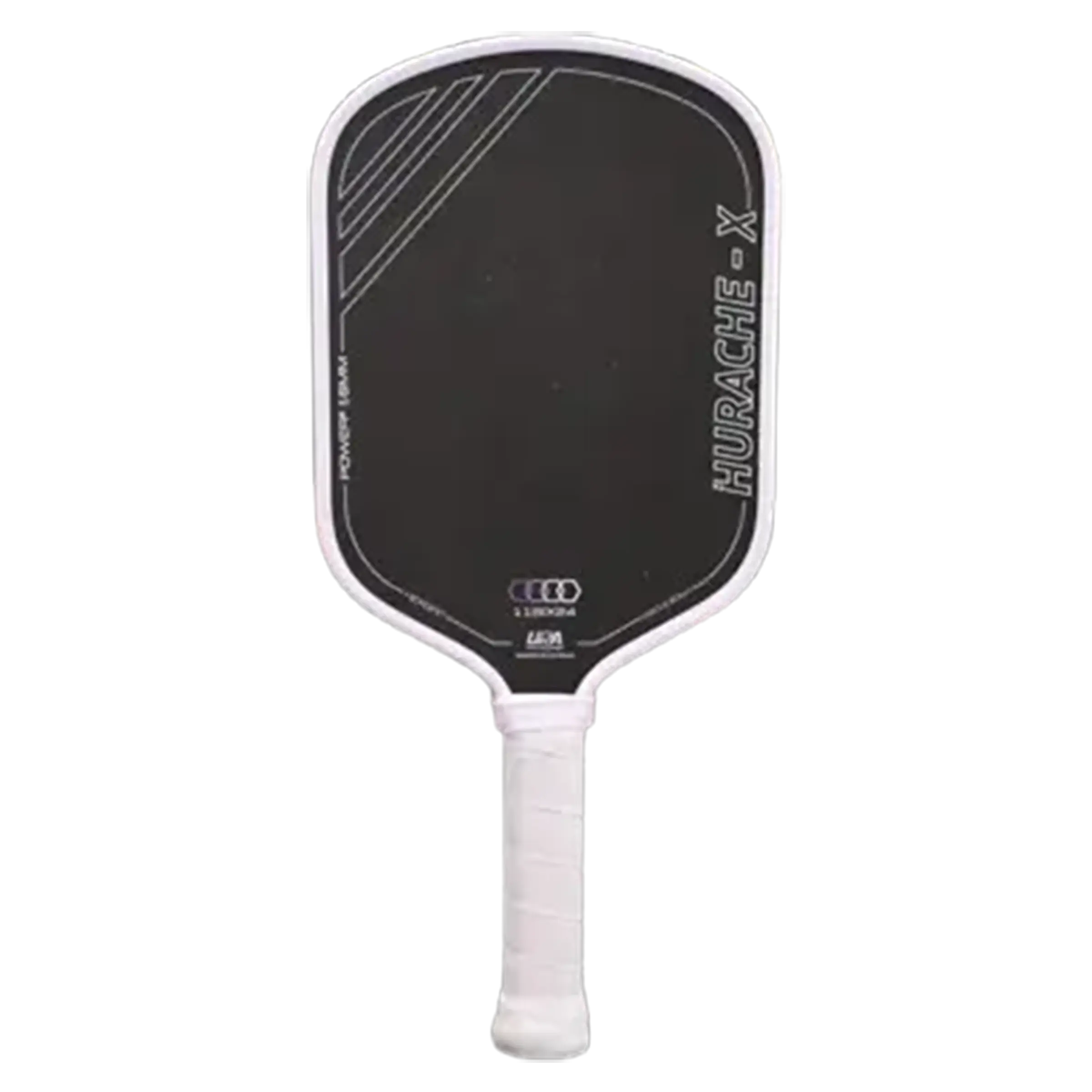 White 11SIX24 Hurache-X Power 2 16MM elongated pickleball paddle