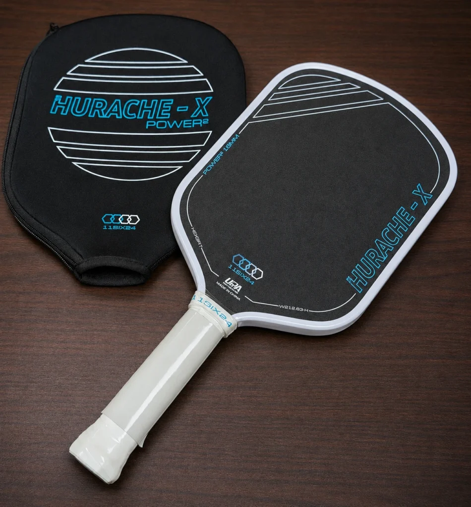 11SIX24 Hurache-X Power 2 paddle and included cover used during testing