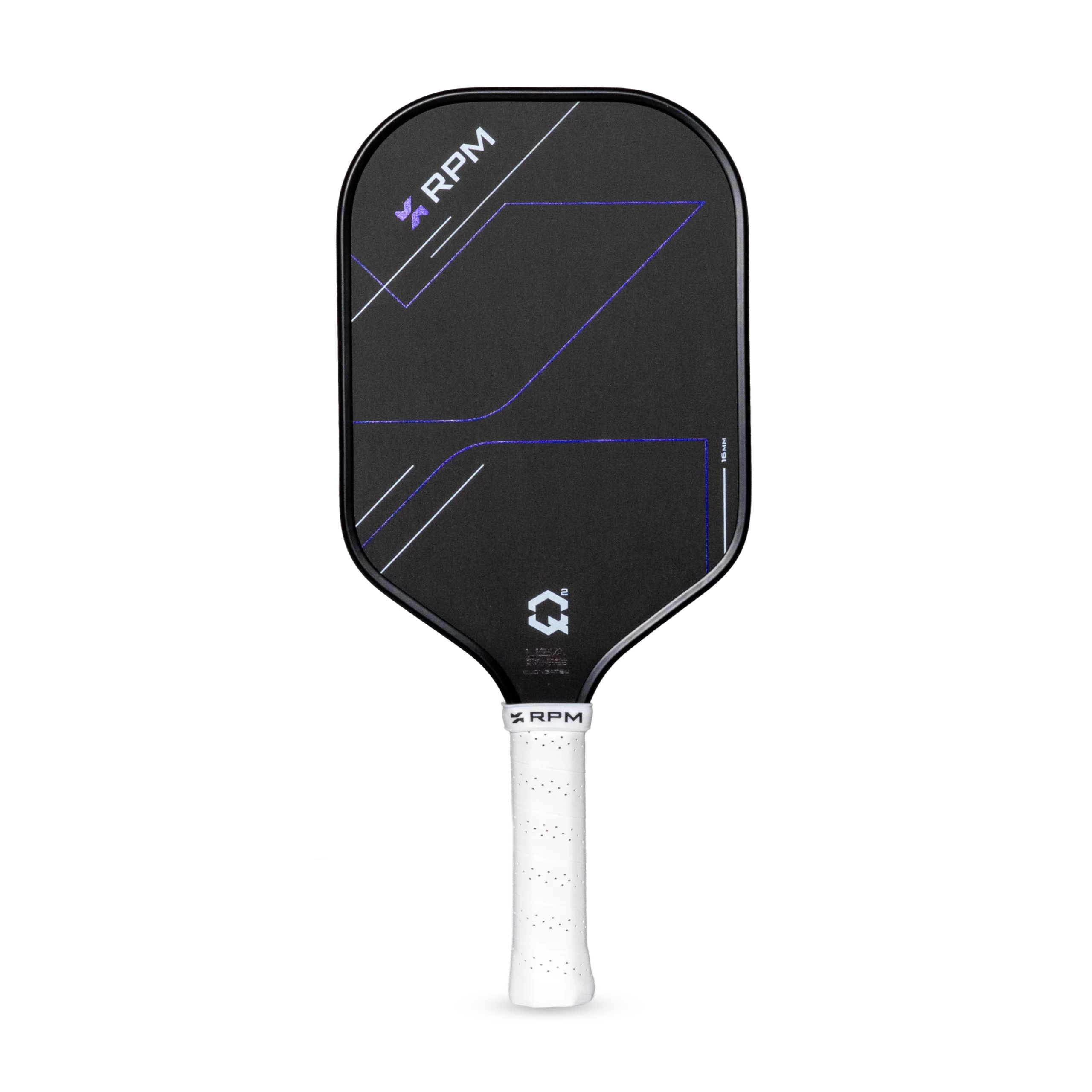 RPM Q2 16MM Elongated Pickleball Paddle face view