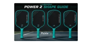11SIX24 Power 2 comparison showing the Vapor, Ultre, Hurache-X, and Pegasus paddle shapes side by side.
